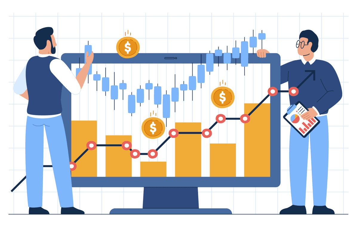 A graphic representing the power of performance in skill-based trading for binary options.