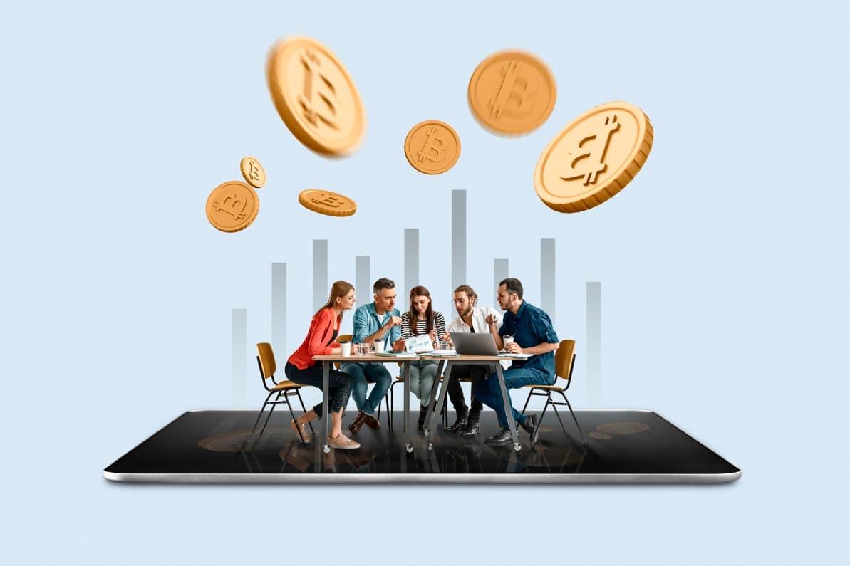 Empowered trader using a funded binary account on a digital interface