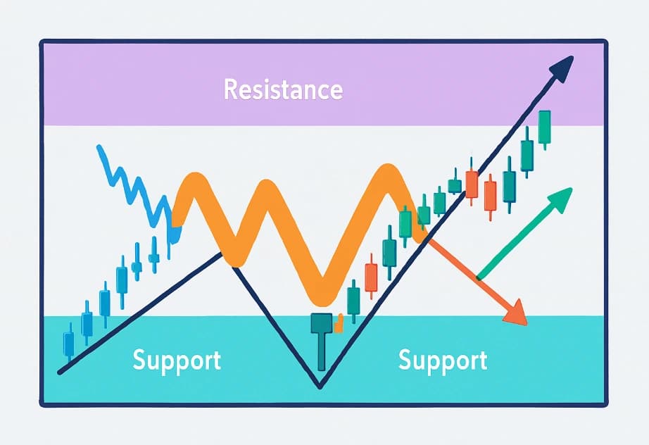 W Pattern + Chart Patterns = Profitable Combo